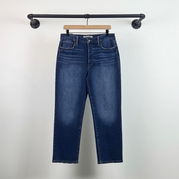 NEW Joes Jeans The OG Straight Ankle High Rise Jeans Dark Blue - Picture 4 of 9